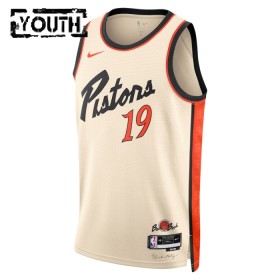 Dres Detroit Pistons Simone Fontecchio Nike 2024-25 City Edition Bijela Swingman - Dječji